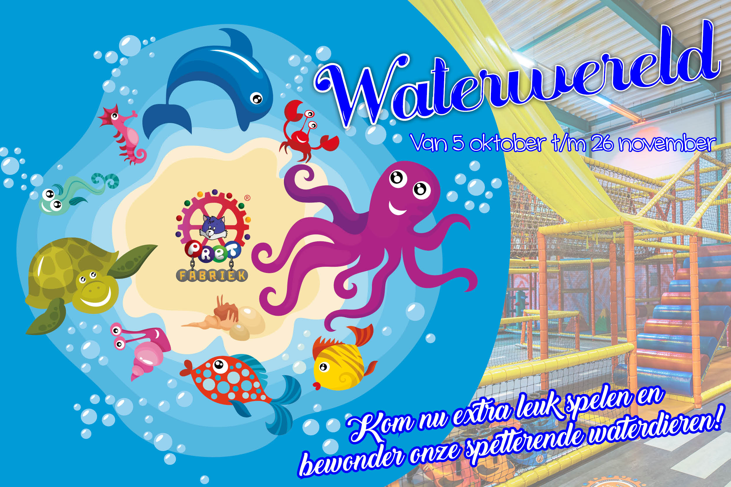 Waterwereld in de Pretfabriek
