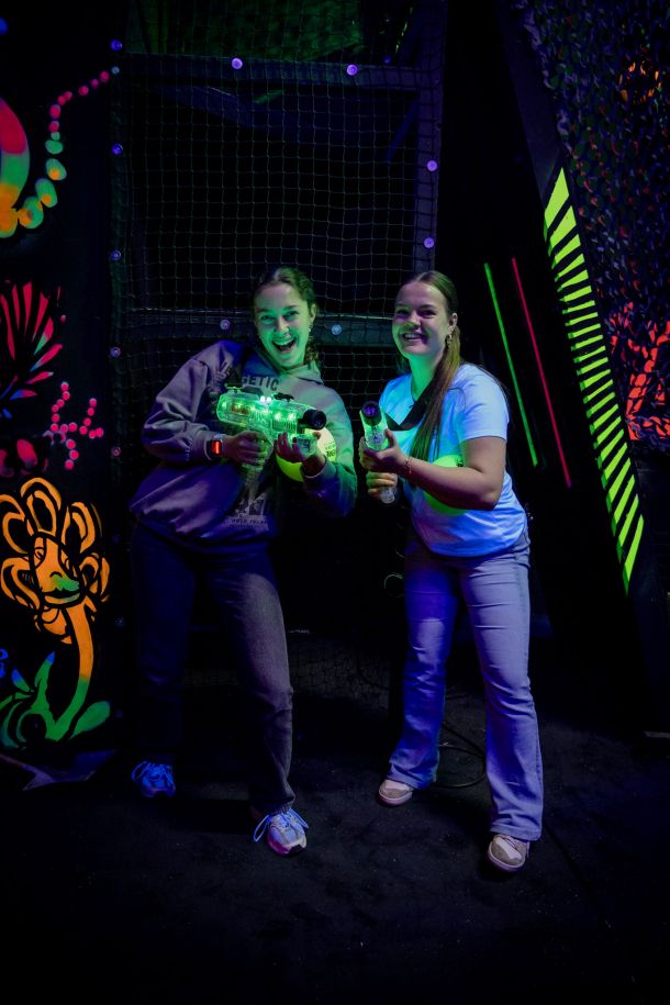 Monkey town lasergamen