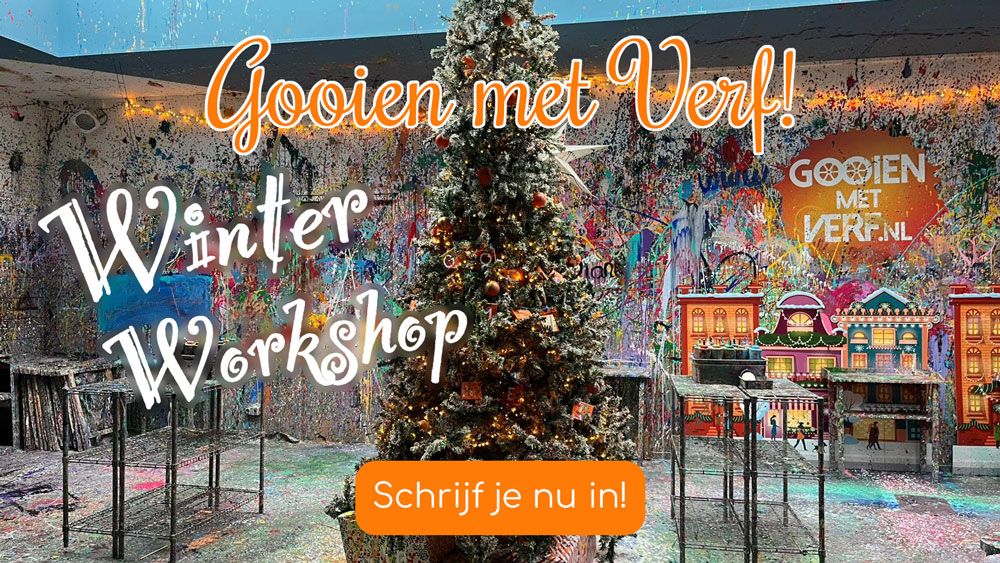 Kinderspeeltuin woerden Gooien met verf!