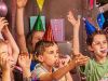 Kinderfeestje in de pretfabriek